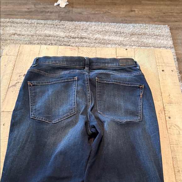 Express Bell Flare High Rise Denim Jeans Sz 10 R BOHO Retro Y2K Style - Picture 13 of 13